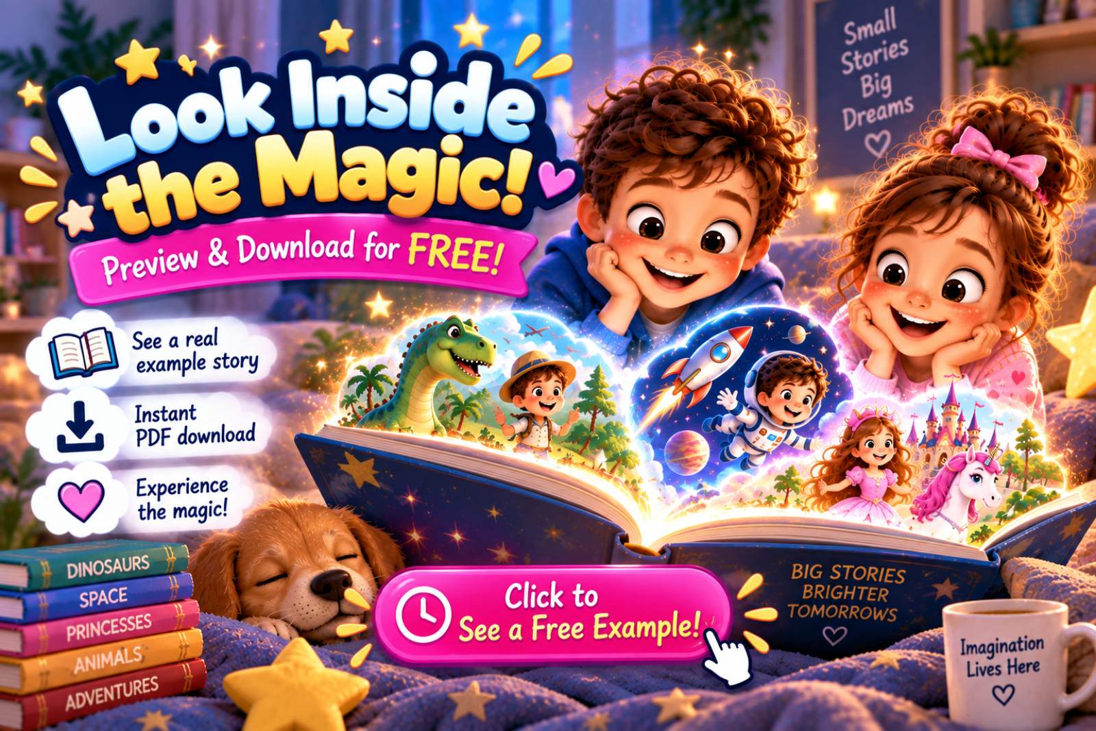 Look inside a TinyKidsTale story preview
